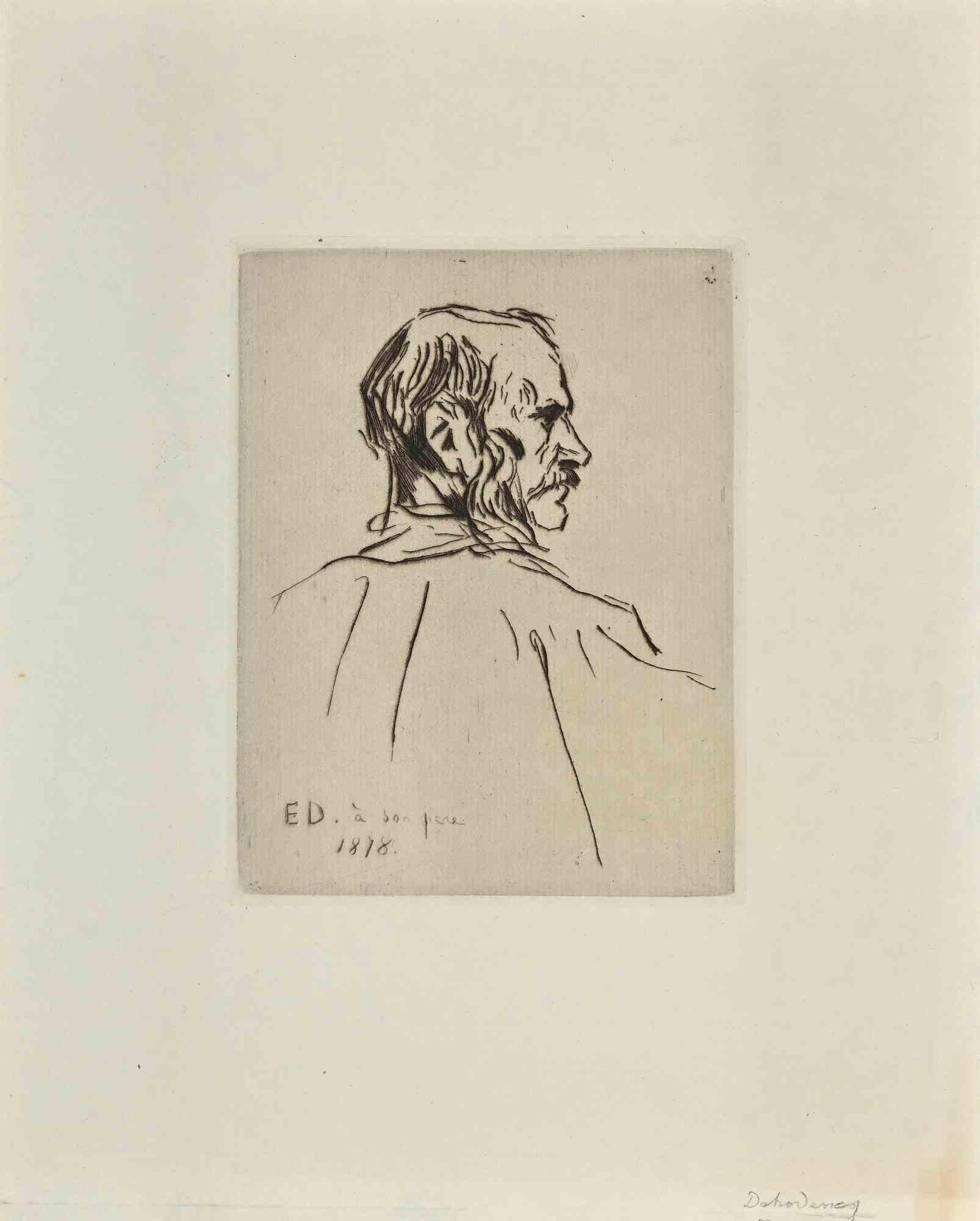 Portrait - Original Dryppoint - 1818