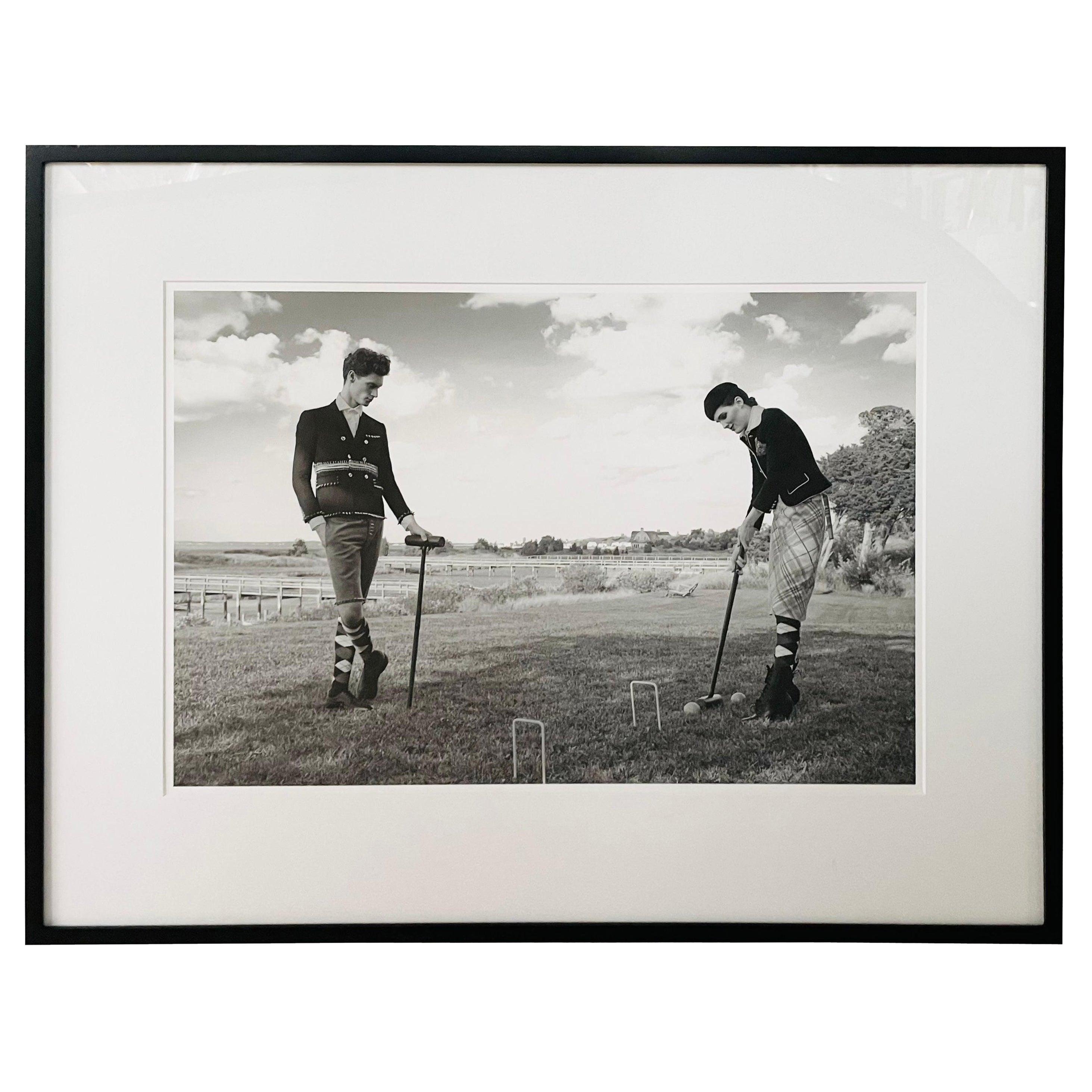 Unknown - Portrait Photography Print "Games People Play" Limited Edition by  L.Pampalone For Sale at 1stDibs