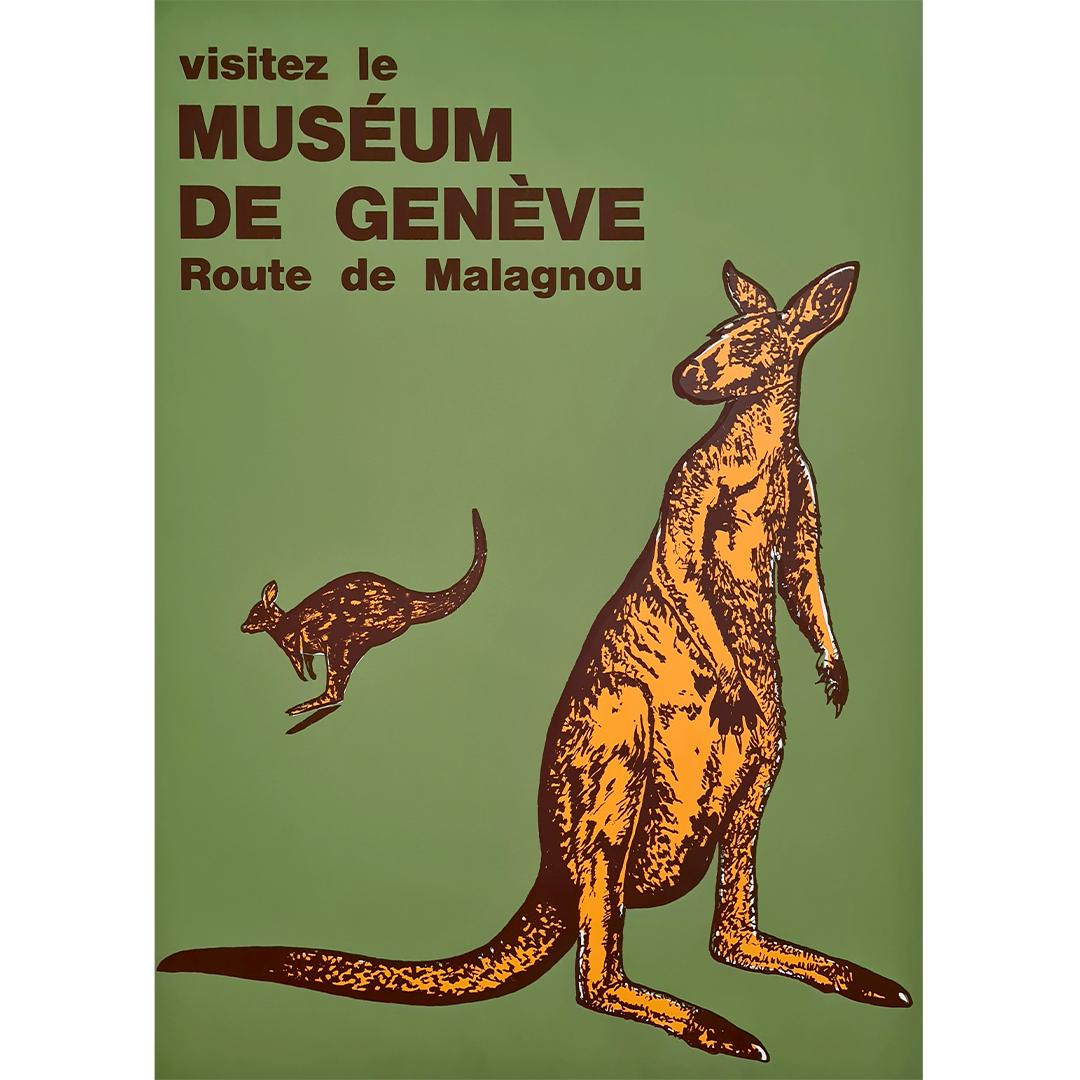 Poster made around 1950 and which invites us to visit the museum of Geneva.

It is the largest natural history museum in Switzerland, managing almost one third of the country's zoology, paleontology and mineralogy collections.

Animals - Exhibition