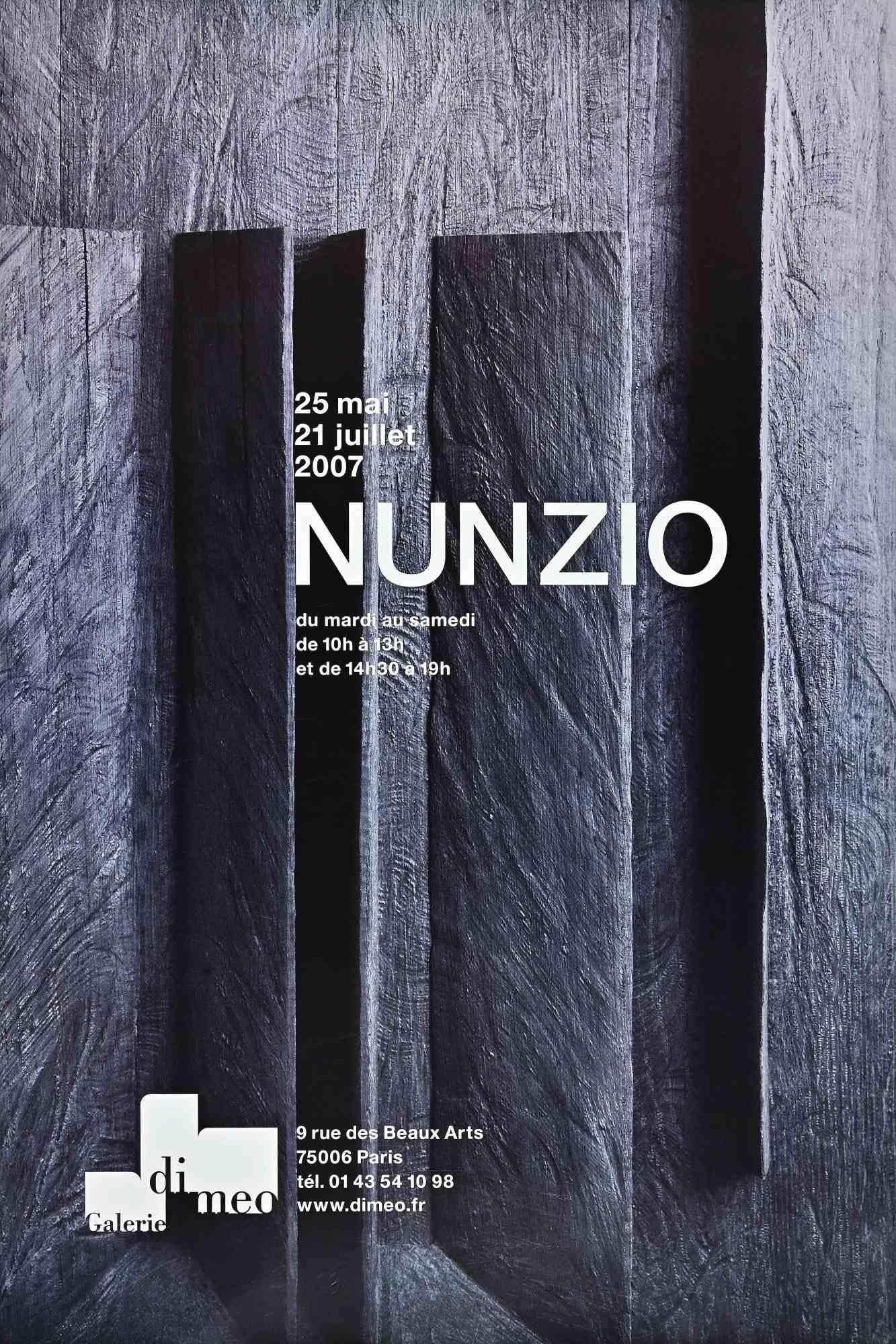 Unknown Abstract Print - Poster Of Nunzio - Vintage Exhibition Poster - 2007