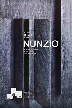 Poster Of Nunzio - Vintage Exhibition Poster - 2007