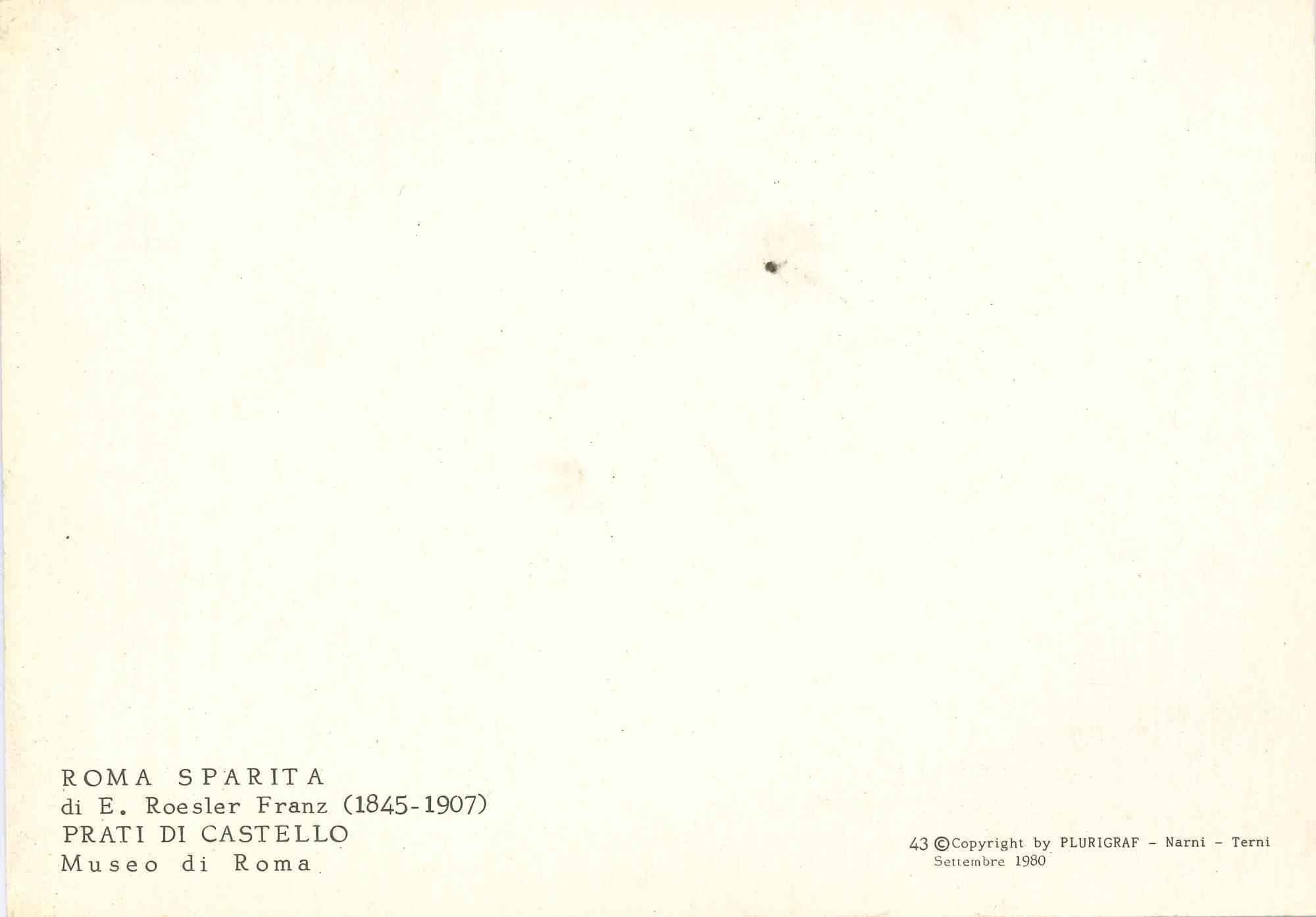 Castillo de Prati - Postal de época - Años 80 - Print de Unknown