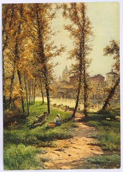 Postcard vintage Prati Castel - années 1980