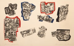 Primitives Bild (13), Moderne Radierung und Aquatinta von Akio Wakasa Miyakawa