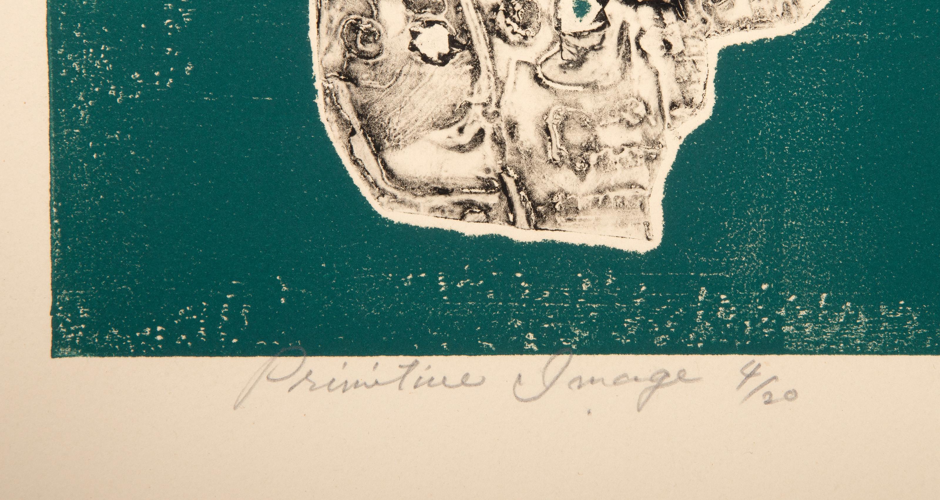 Primitive Lineage, Modern Etching and Aquatint by Akio Wakasa Miyakawa For Sale 2