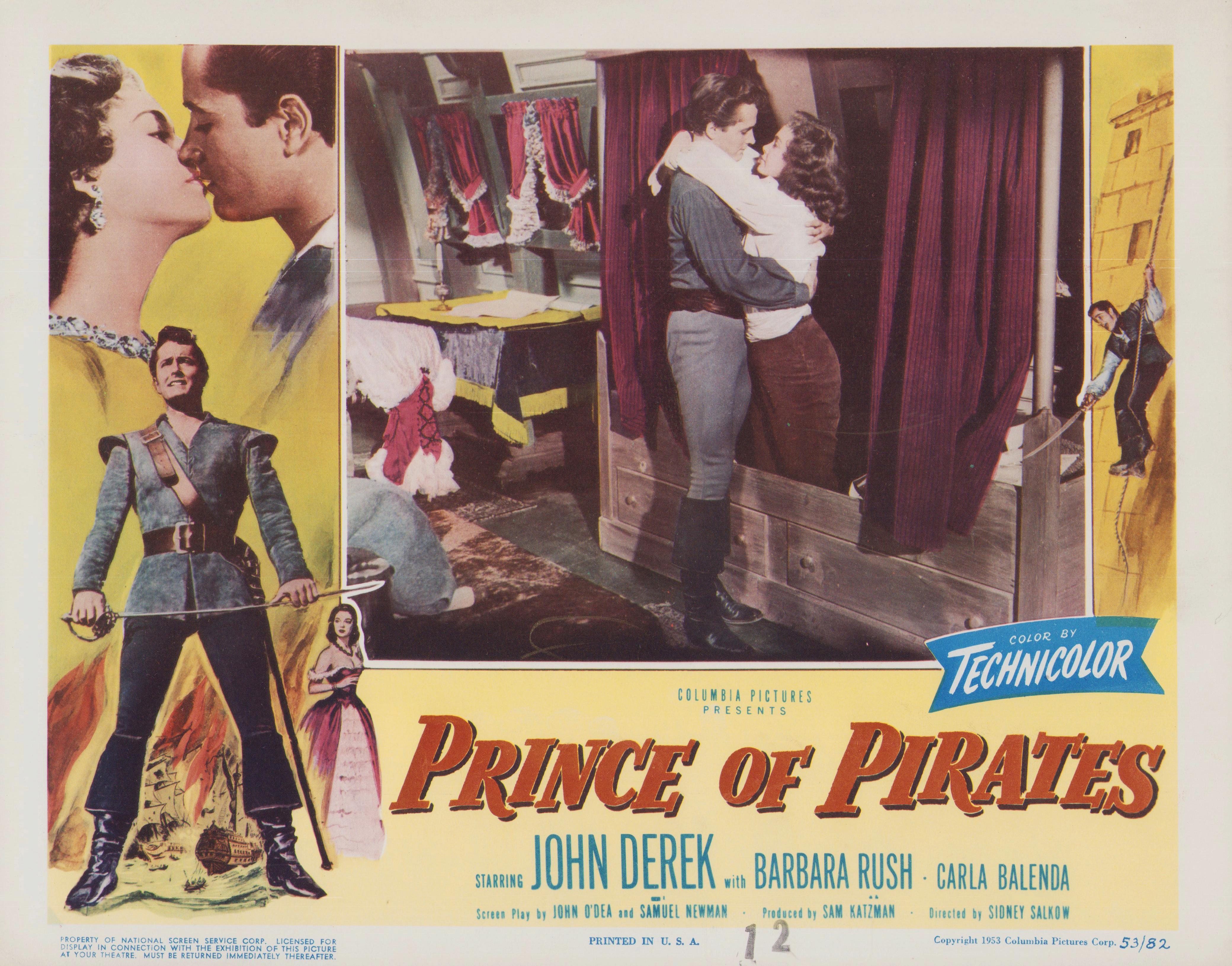Unknown Interior Print - "Prince of Pirates", Lobby Card, USA 1953