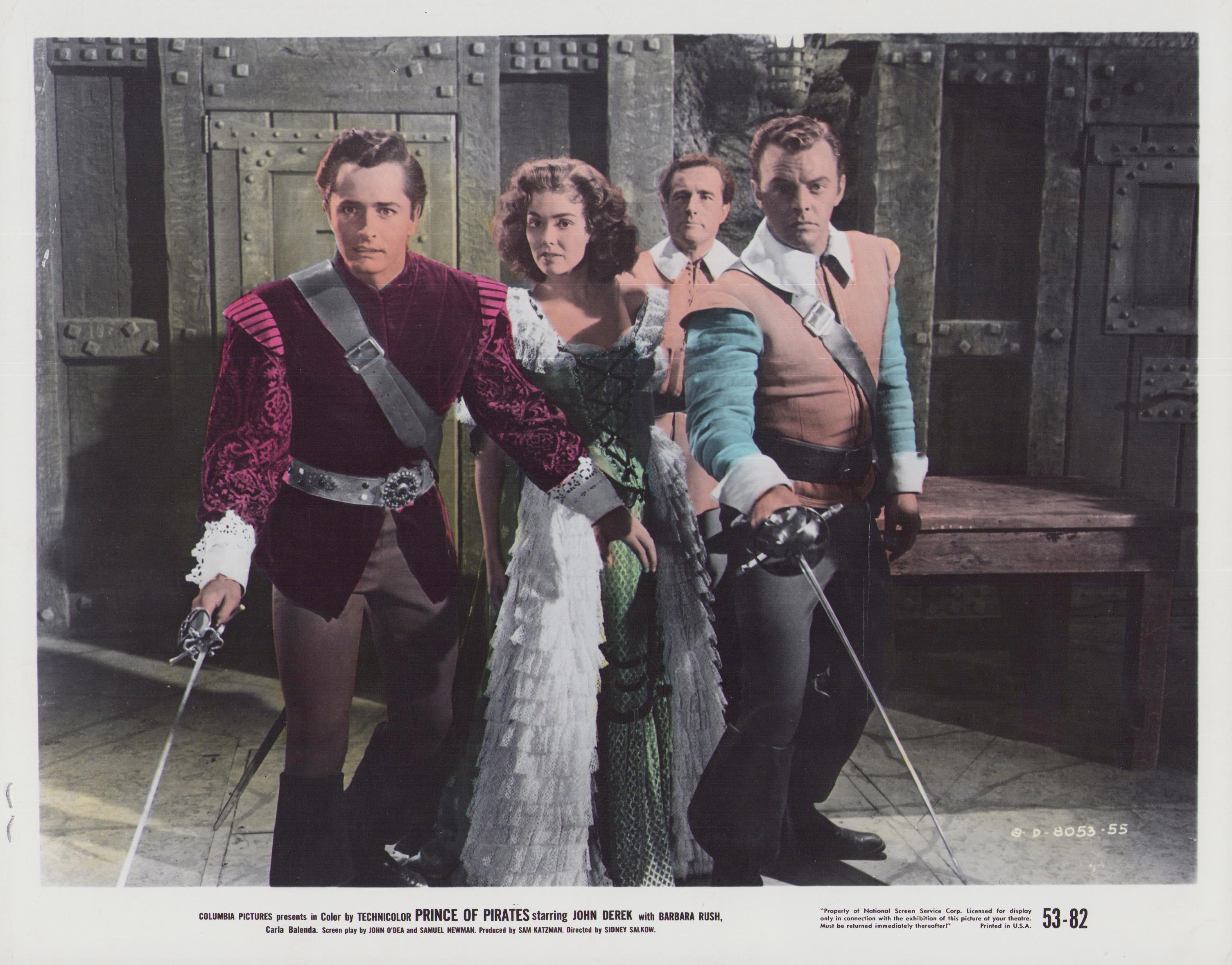 Interior Print de Unknown - "El príncipe de los piratas", tarjeta de vestíbulo, EE.UU. 1953