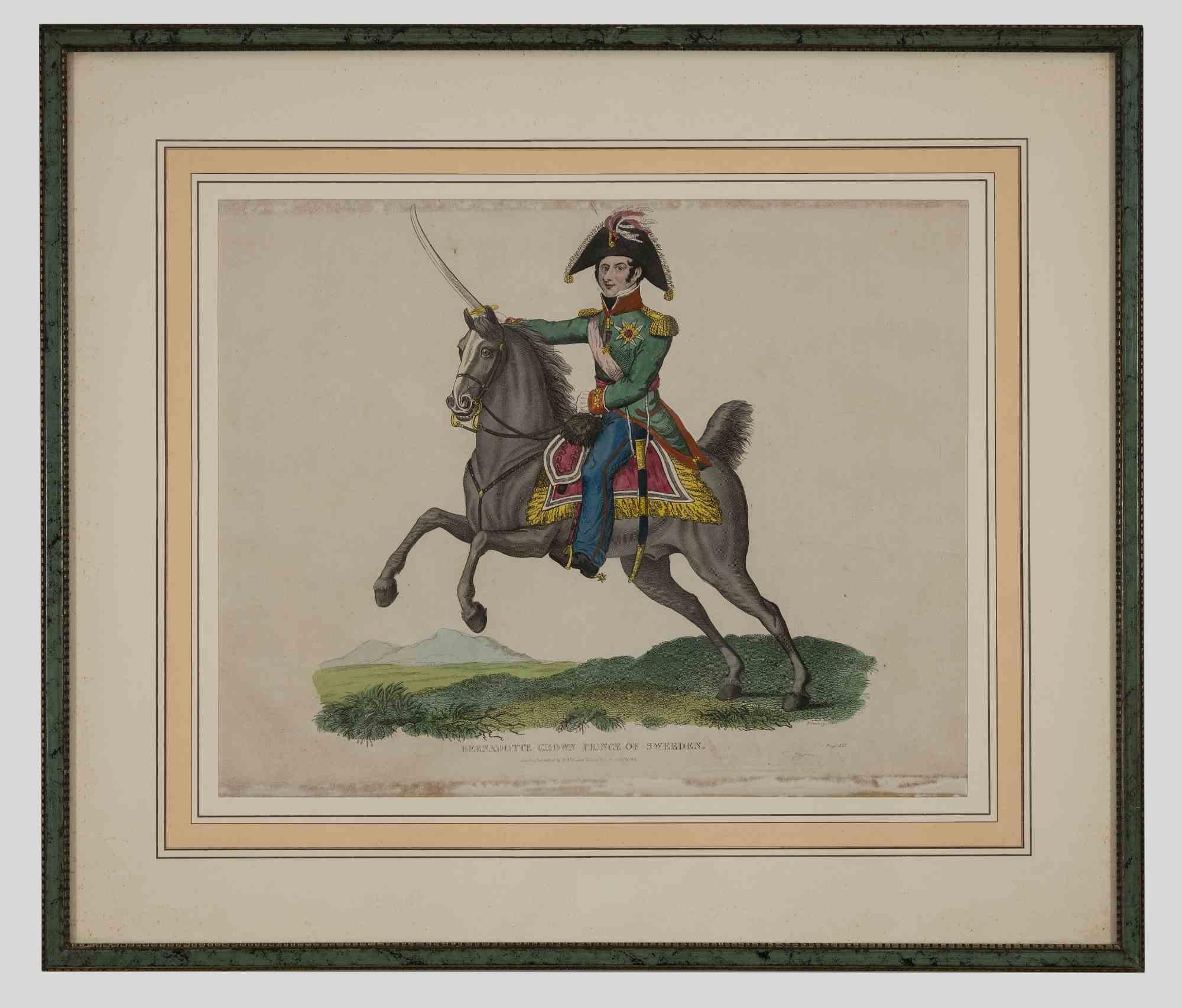 Prince of Sweeden - Original Lithograph - 1816