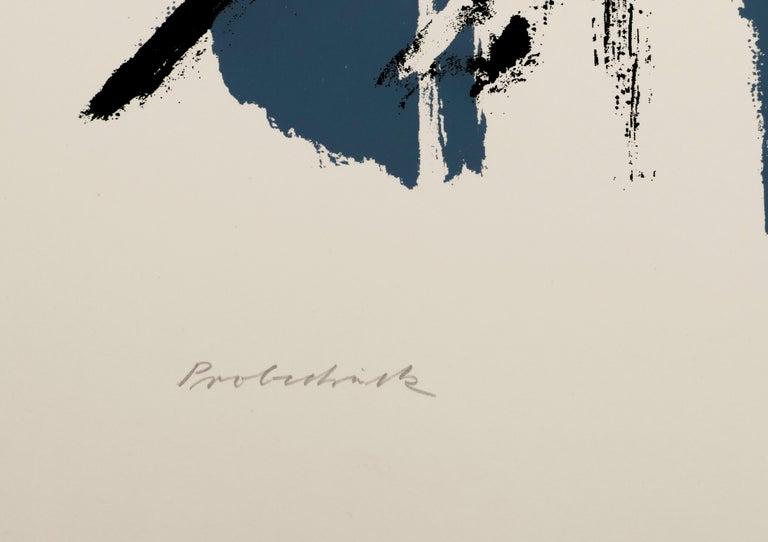 Probenstück - Original Screen Print - 1963 - White Abstract Print by Unknown