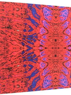 Psychedelic print Red Blue Purple