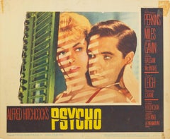 „Psycho“ (1960) – Original-Vintage-Lobbykarte, ungerahmt