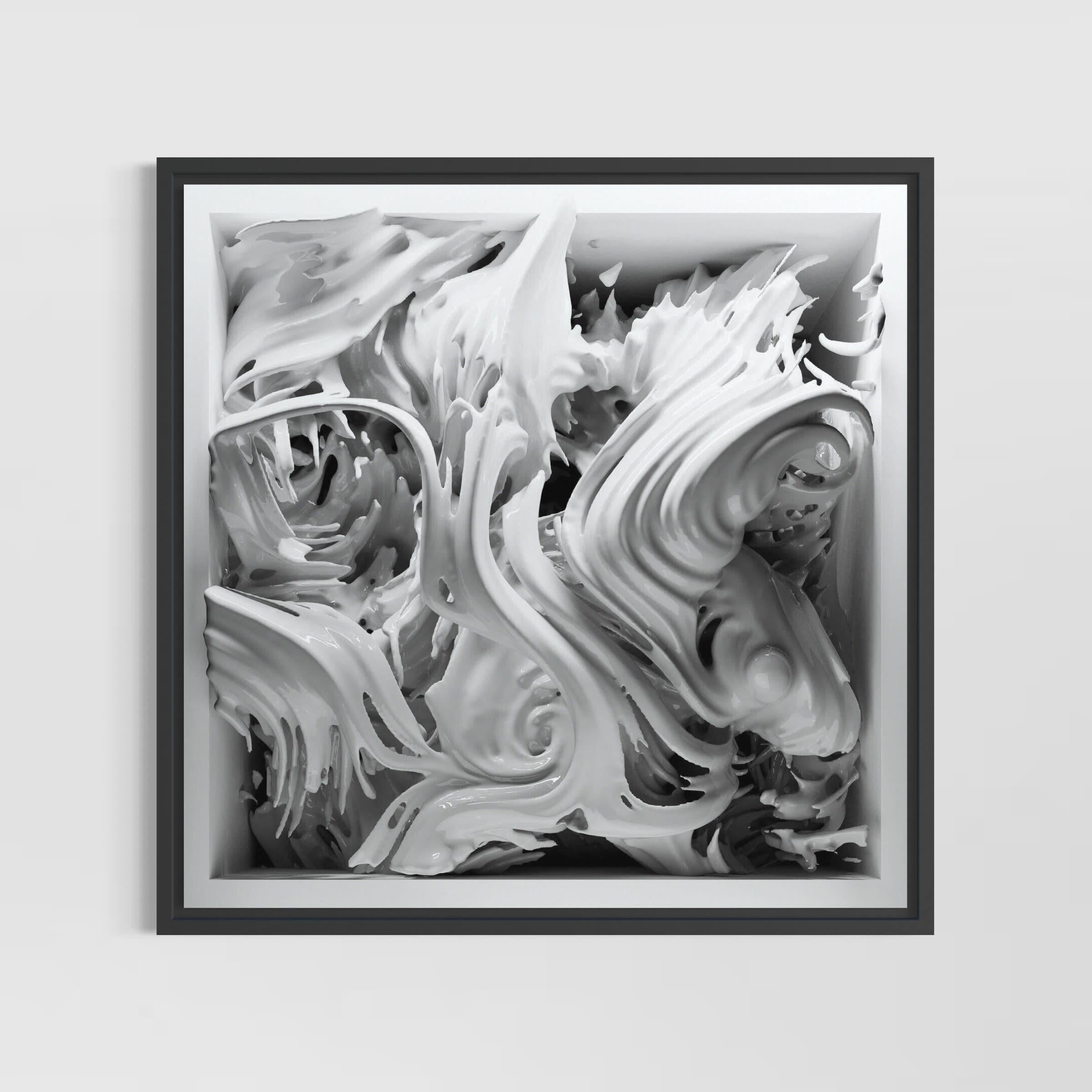 Quantenerinnerungen: Noise B, 2020, von Refik Anadol, Digitale Kunst, Contemporary – Print von Unknown