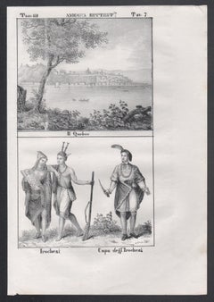Quebec und Iroquois, Kanada, Nordamerika, Lithographie aus der Mitte des 19. Jahrhunderts.