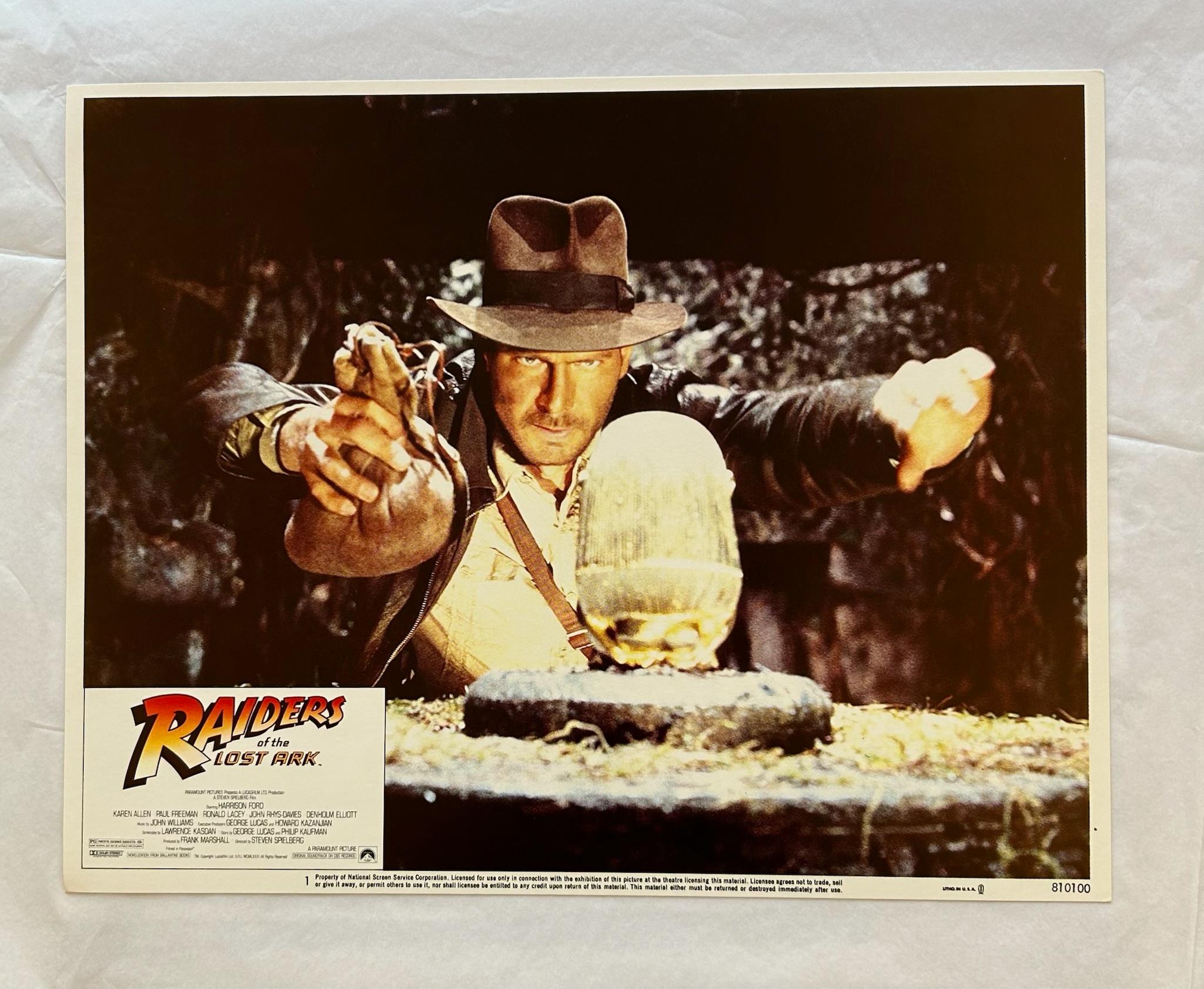 Raiders Of The Lost Ark - Original 1981 Lobby Card #1 - Print by Unknown
