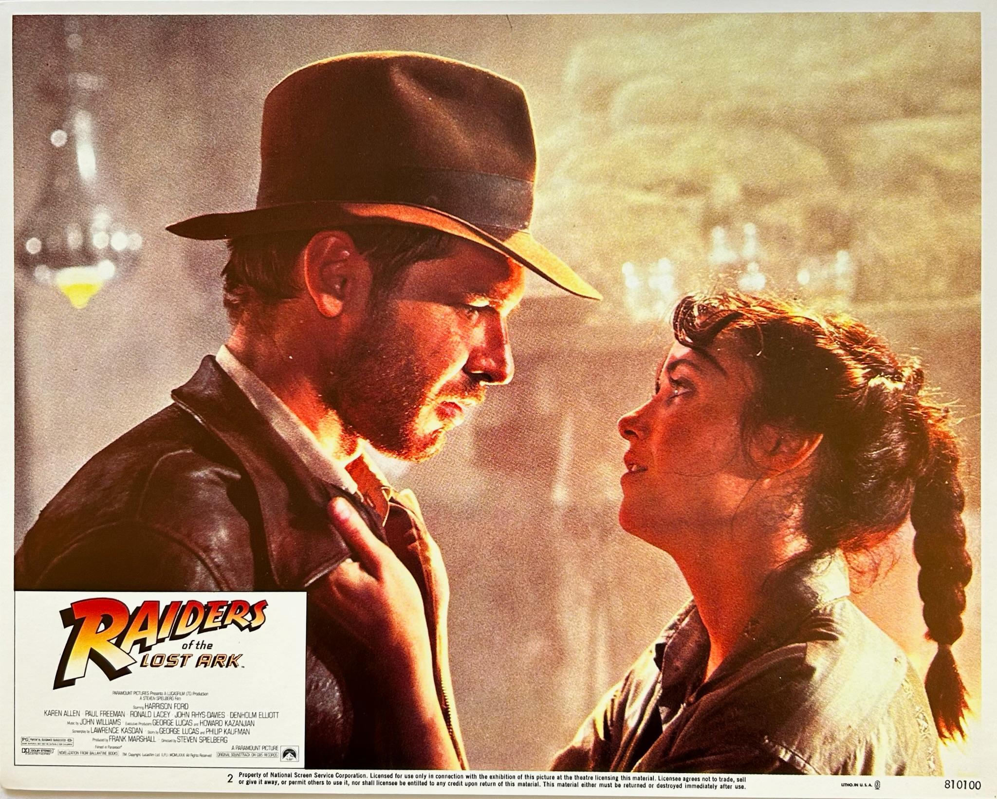 Unknown Figurative Print - Raiders Of The Lost Ark - Original 1981 Lobby Card #2