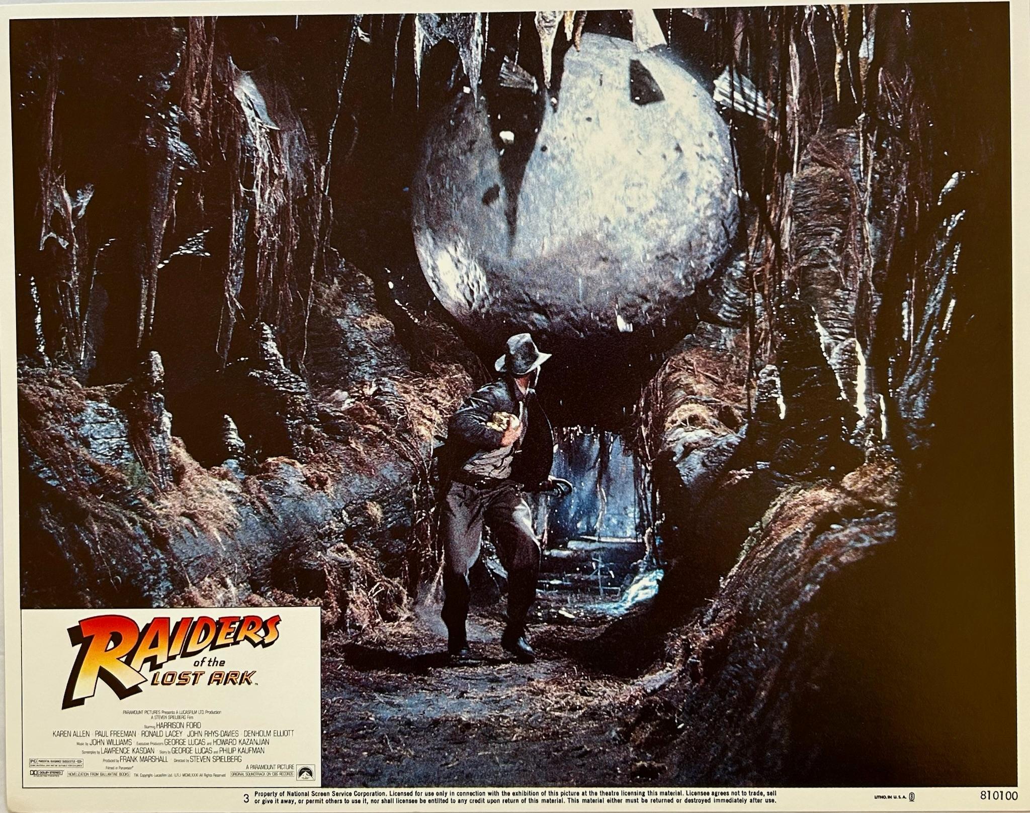 Unknown Figurative Print - Raiders Of The Lost Ark - Original 1981 Lobby Card #3