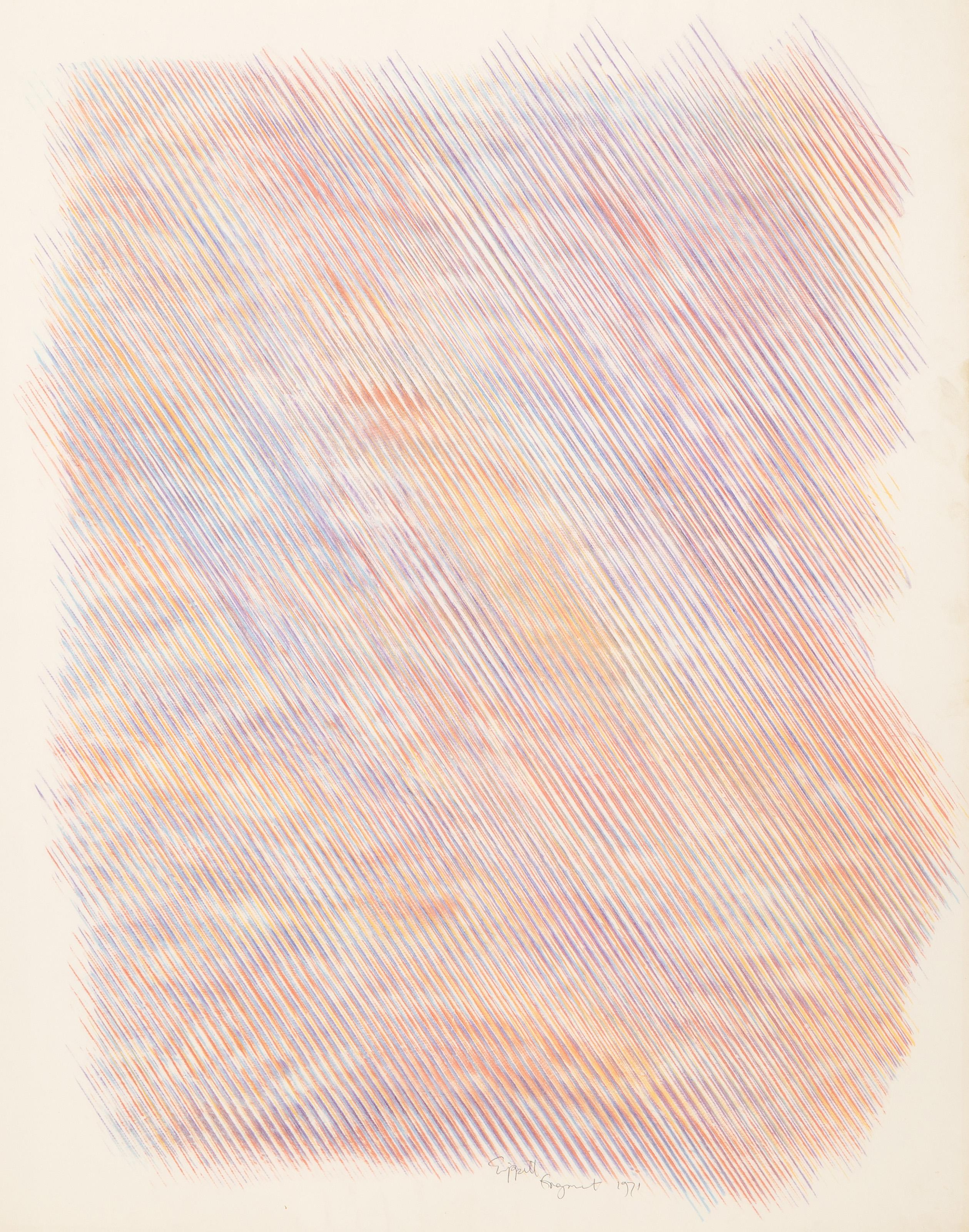 Refracted Light, Modern Screenprint by Bruce Tippett