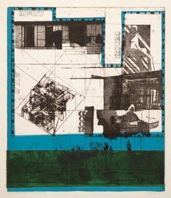 Reinhard Stair Builds a House, Contemporary Etching and Aquatint