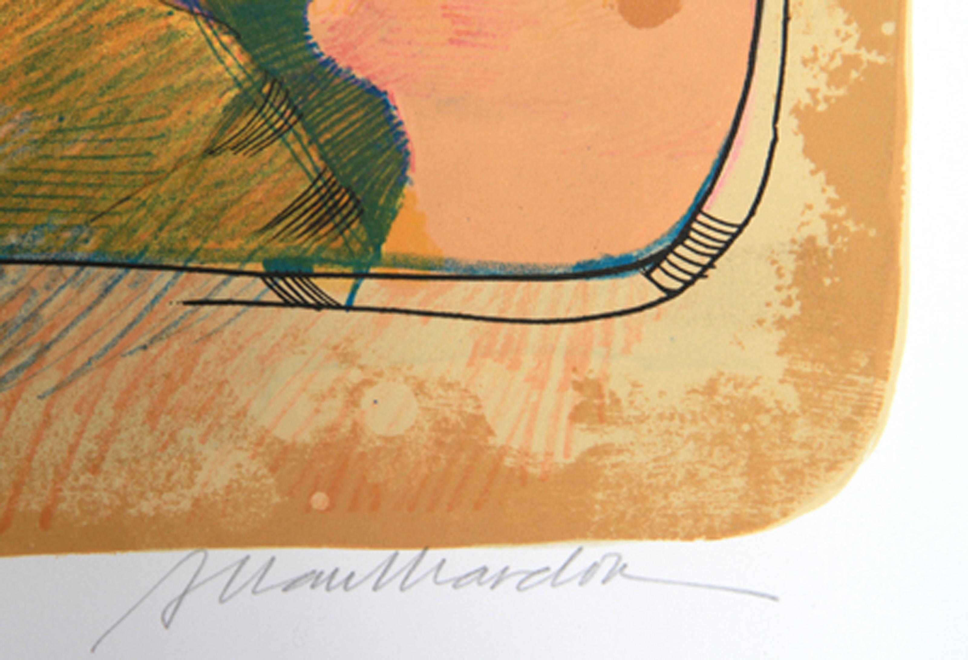 Liberación, litografía abstracta de Allan Mardon en venta 1