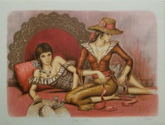 "Ribbons and Bows" by Ineligible Artist, Artist Hand Signed.
