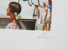 Ride Em Vaquero, Volkskunstlithographie von Vic Herman