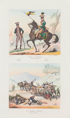 Rider - Originallithographie - 19. Jahrhundert