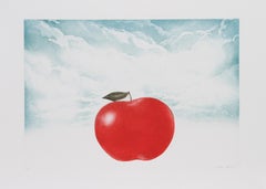 Cielo maduro, aguafuerte surrealista de Hank Laventhol