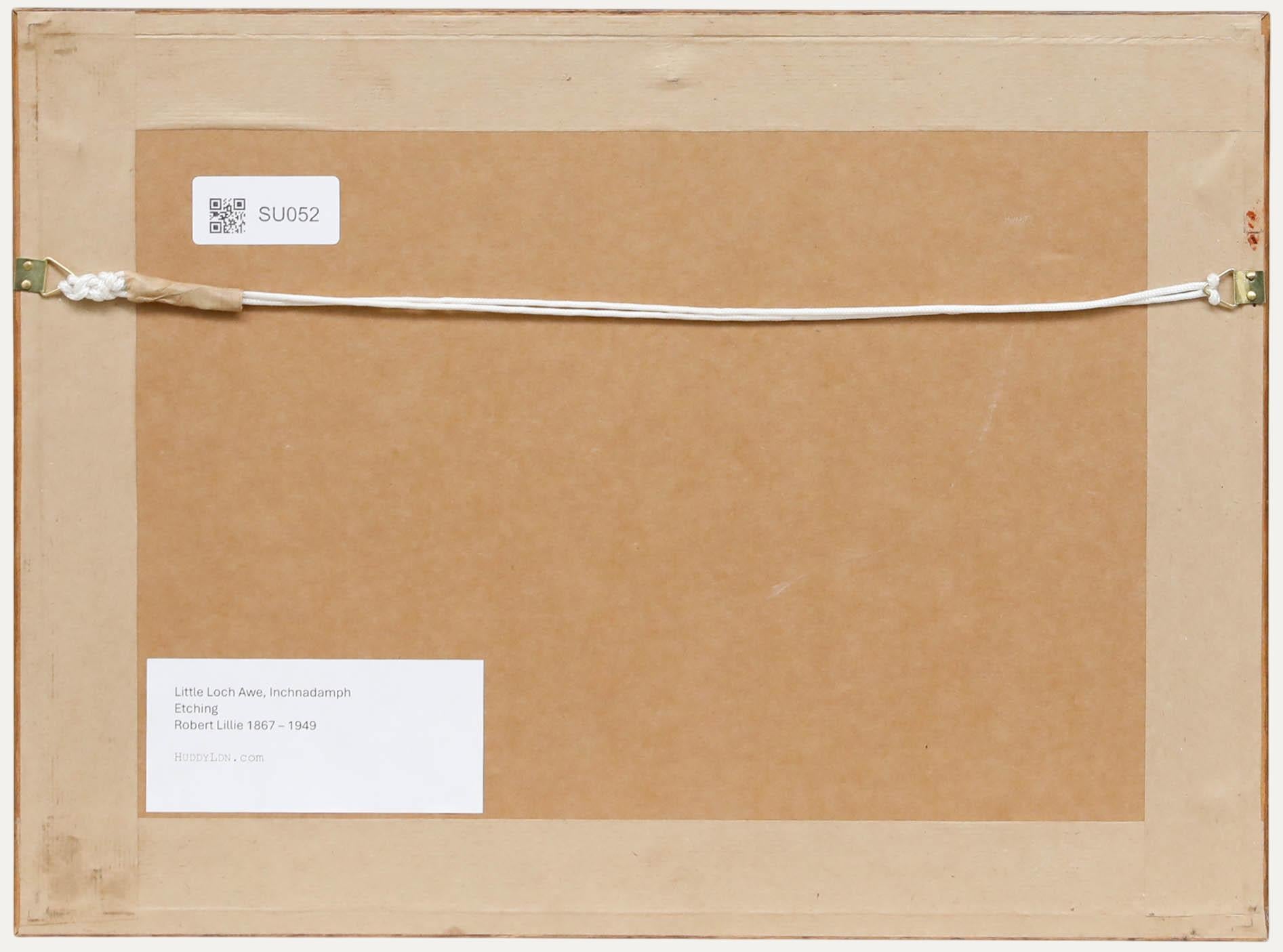 Robert Lillie (1867-1949) - Early 20th Century Etching, Little Loch Awe - Beige Landscape Print by Unknown