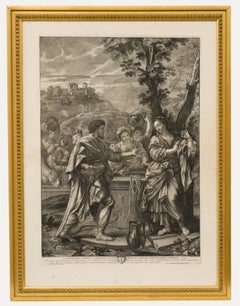 Robert van Audenaerde after Carlo Maratti - Engraving, Rebecca at the Well