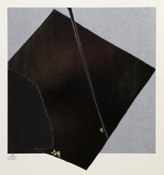 Rock Face, Abstract Geometric Screenprint by Unknown Artist