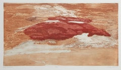 Rock Island, Impressionist Etching with Aquatint by Shirley Roman