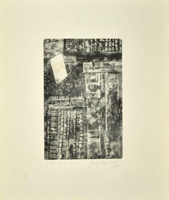 Rome - Original Etching on Paper - 1980 