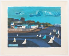 Rosamund Steed ARCA - 1962 Lithograph Poster, Sailing at Cork