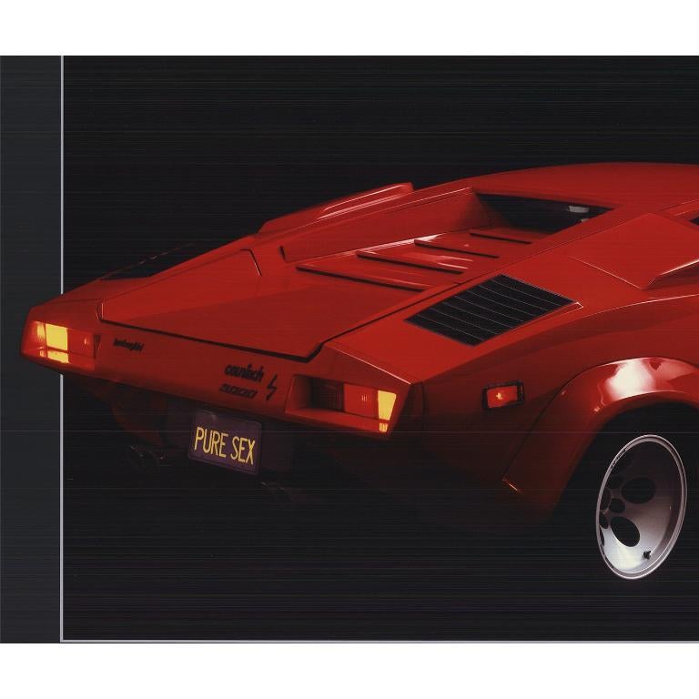 Roy Query „Lamborghini Countach 5000S“ 1984- Offset-Lithographie im Angebot 2