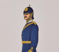 Royal Army Service Corps Institute of Army Education military uniform lithograph