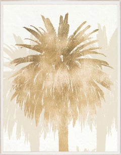 Royal Palm, gold leaf, unframed