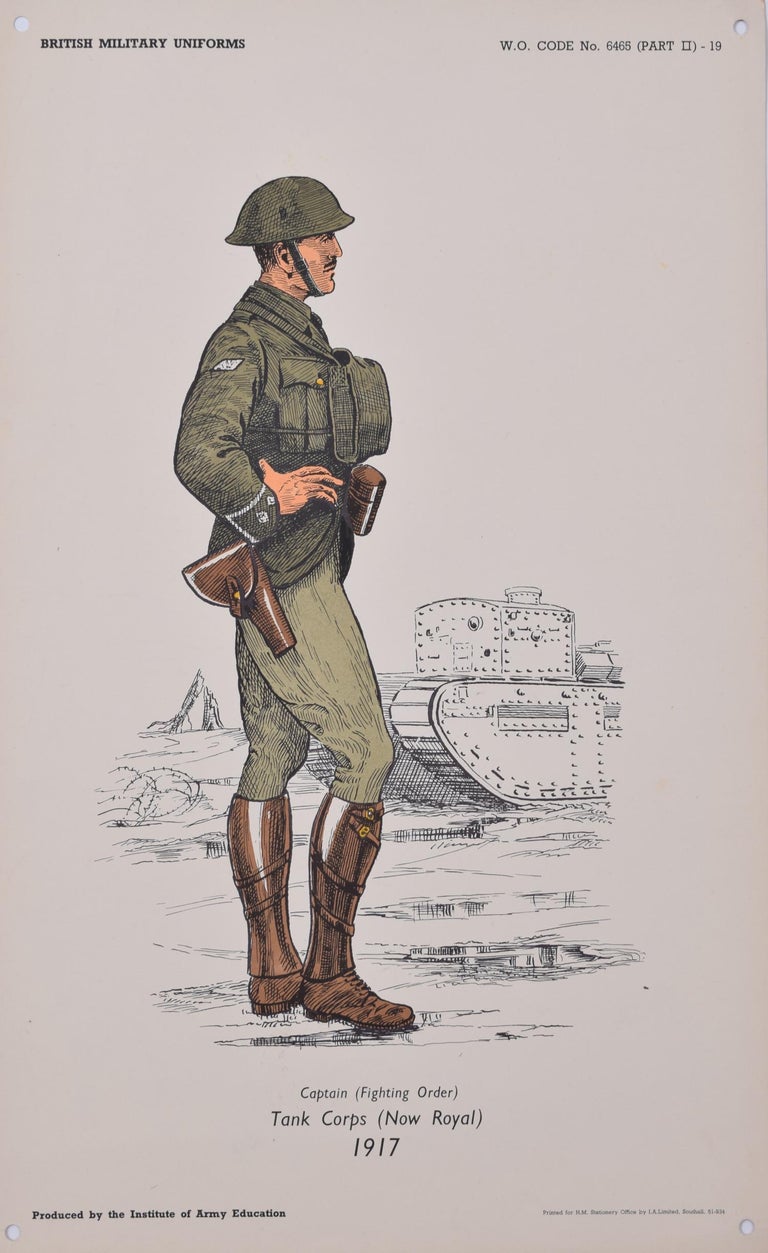 ww1 soldier uniform drawing
