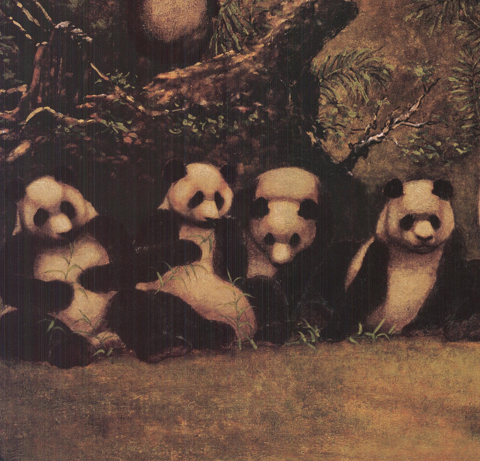R.V. Schwedler 'The Pandas Dance' 2000- Offset Lithograph 2