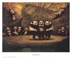 R.V. Schwedler 'The Pandas Dance' 2000- Offset Lithograph