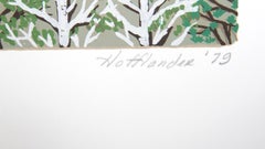 S. Bennington Building, Folk Art Lithograph by Jack Hofflander