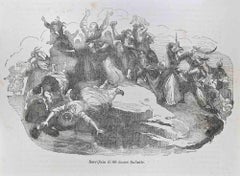 Sacrificio di 60 donne Suliote - Stampa xilografica - 1862