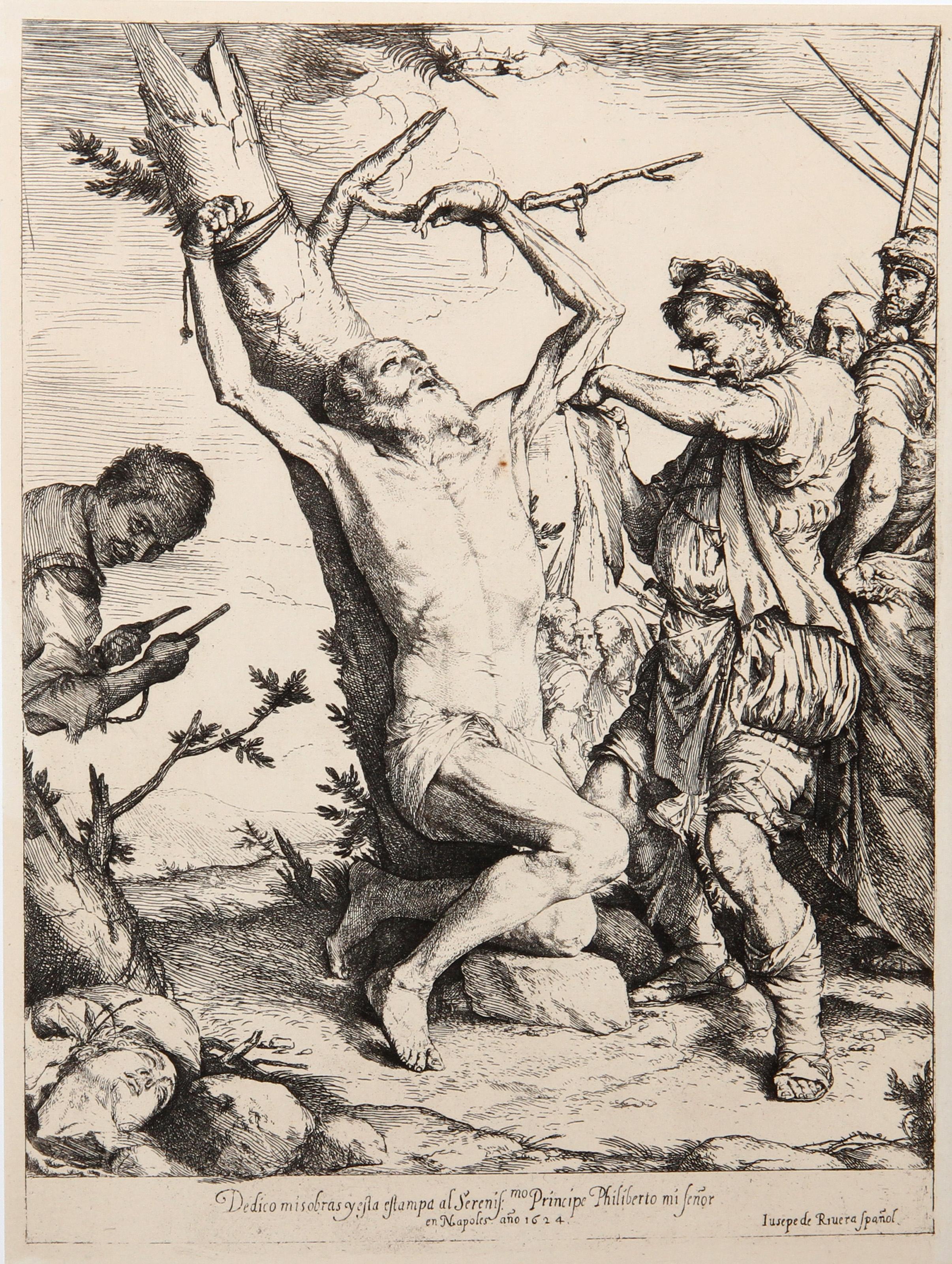  Jose de Ribera, After by Amand Durand, Spanish (1591 - 1652) - Saint Barthelemy, Year: circa 1878, Medium: Heliogravure, Size: 13.5  x 9.75 in. (34.29  x 24.77 cm), Printer: Amand Durand, Description: French Engraver and painter Charles Amand