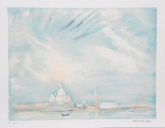 Salute, Modern Lithograph by Lloyd Lozes Goff