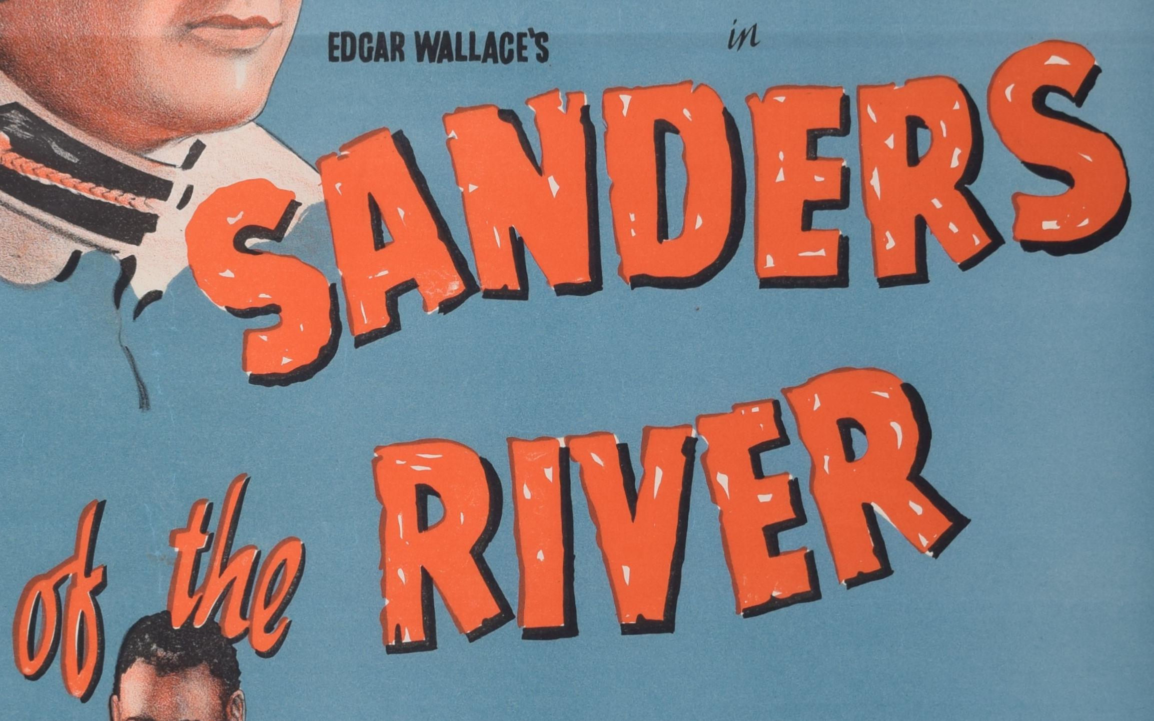 Sanders of the River manifesto cinematografico originale d'epoca del 1935 Coloni Nigeria in vendita 2