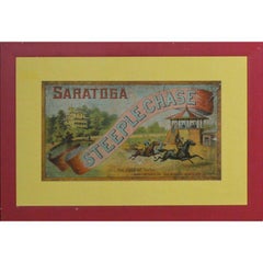 Antique "Saratoga Steeple-Chase" c1920s Board Game