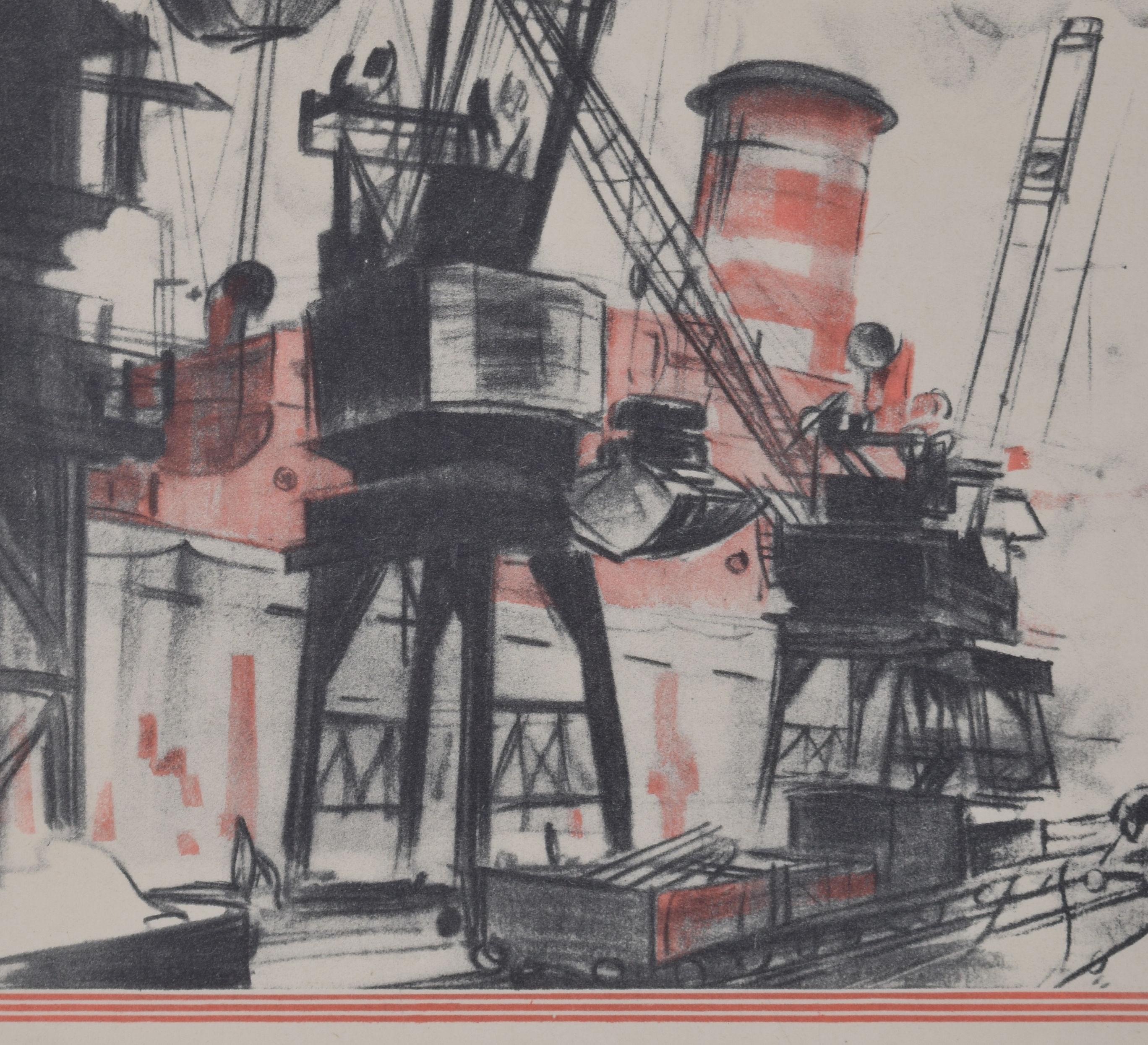 Save for Prosperity - Export and Thrive original vintage poster For Sale 2