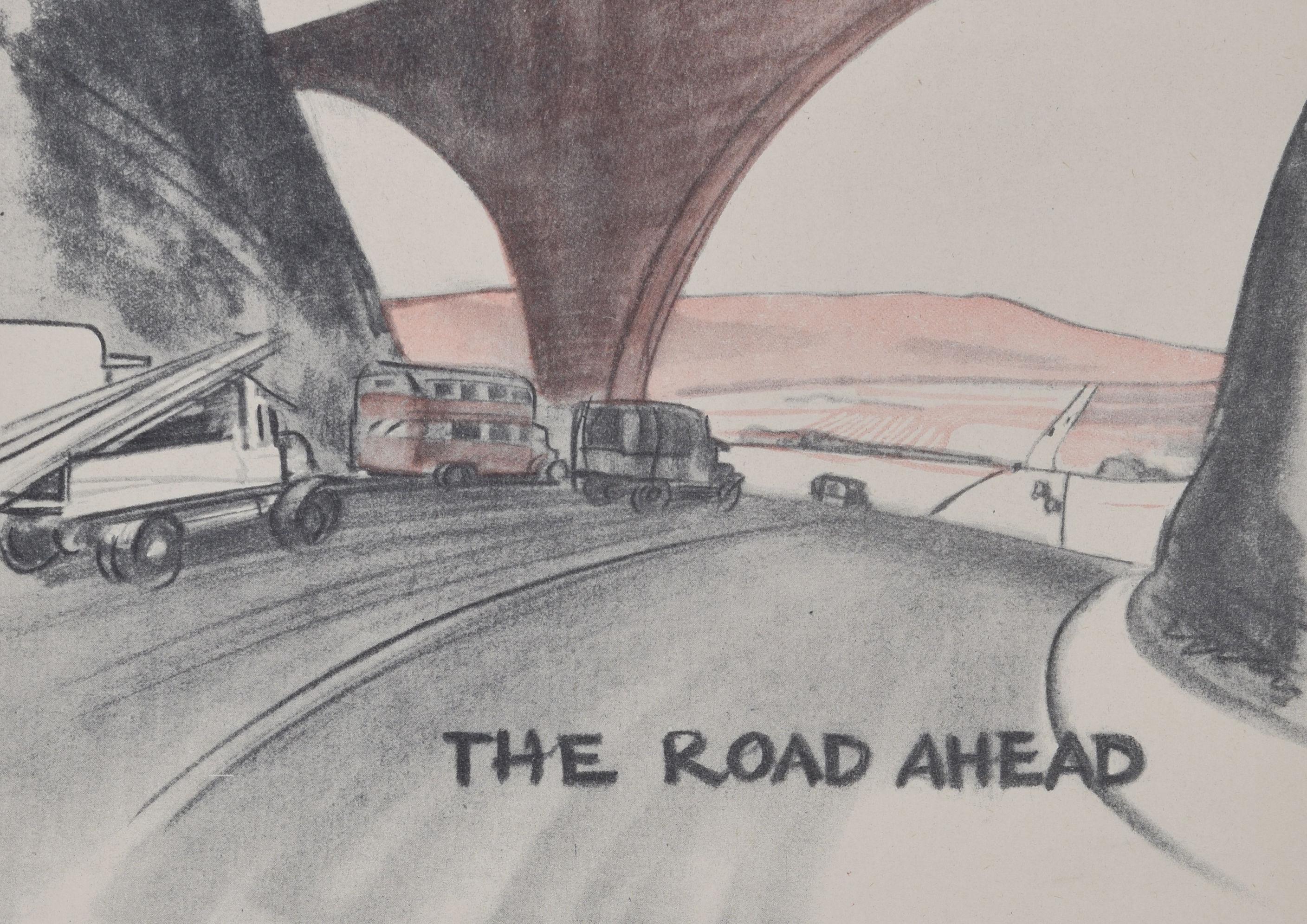 Save for Prosperity - The Road Ahead original vintage poster For Sale 2