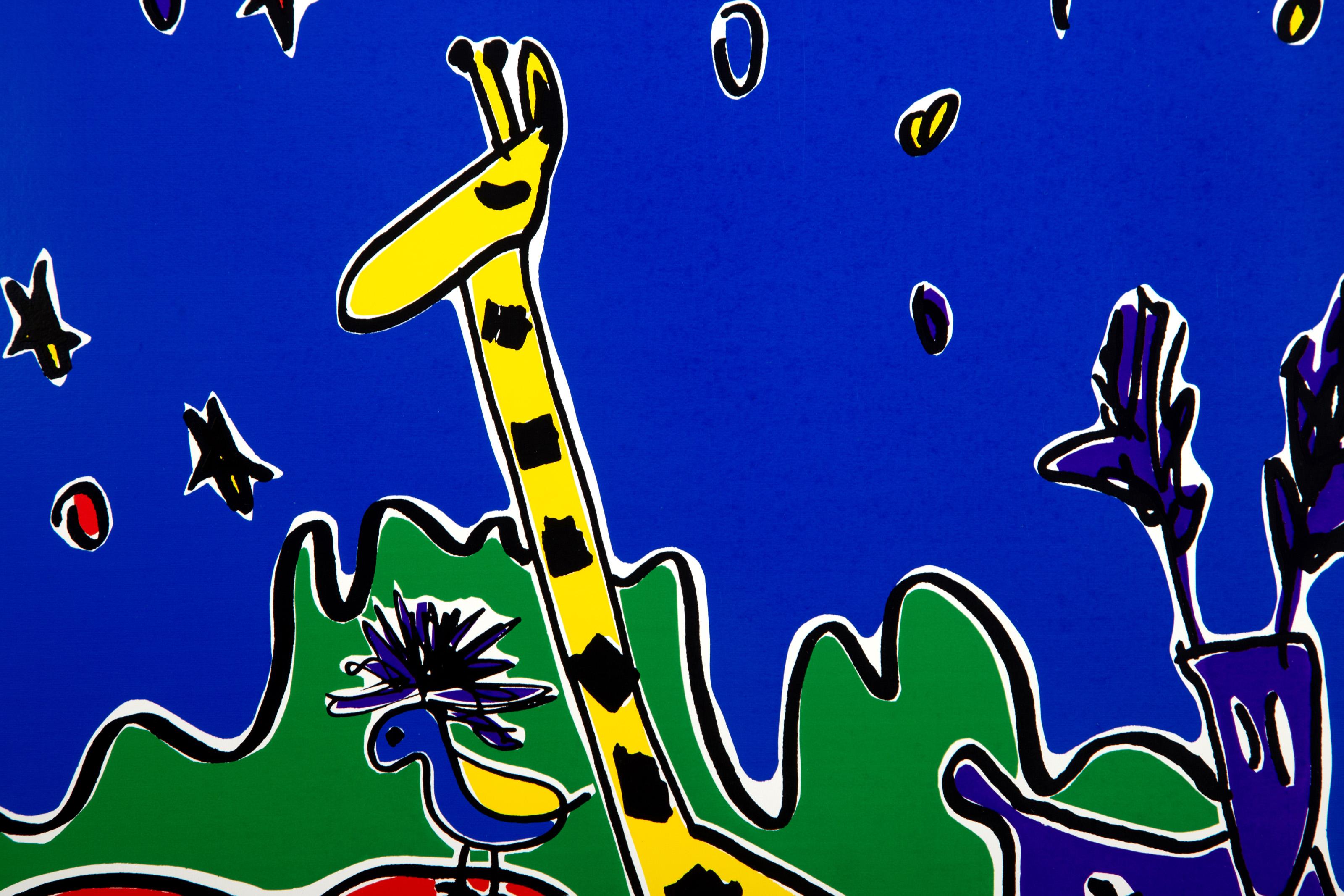 Salvar a las criaturas, serigrafía de arte popular de Rae Baymiller en venta 2