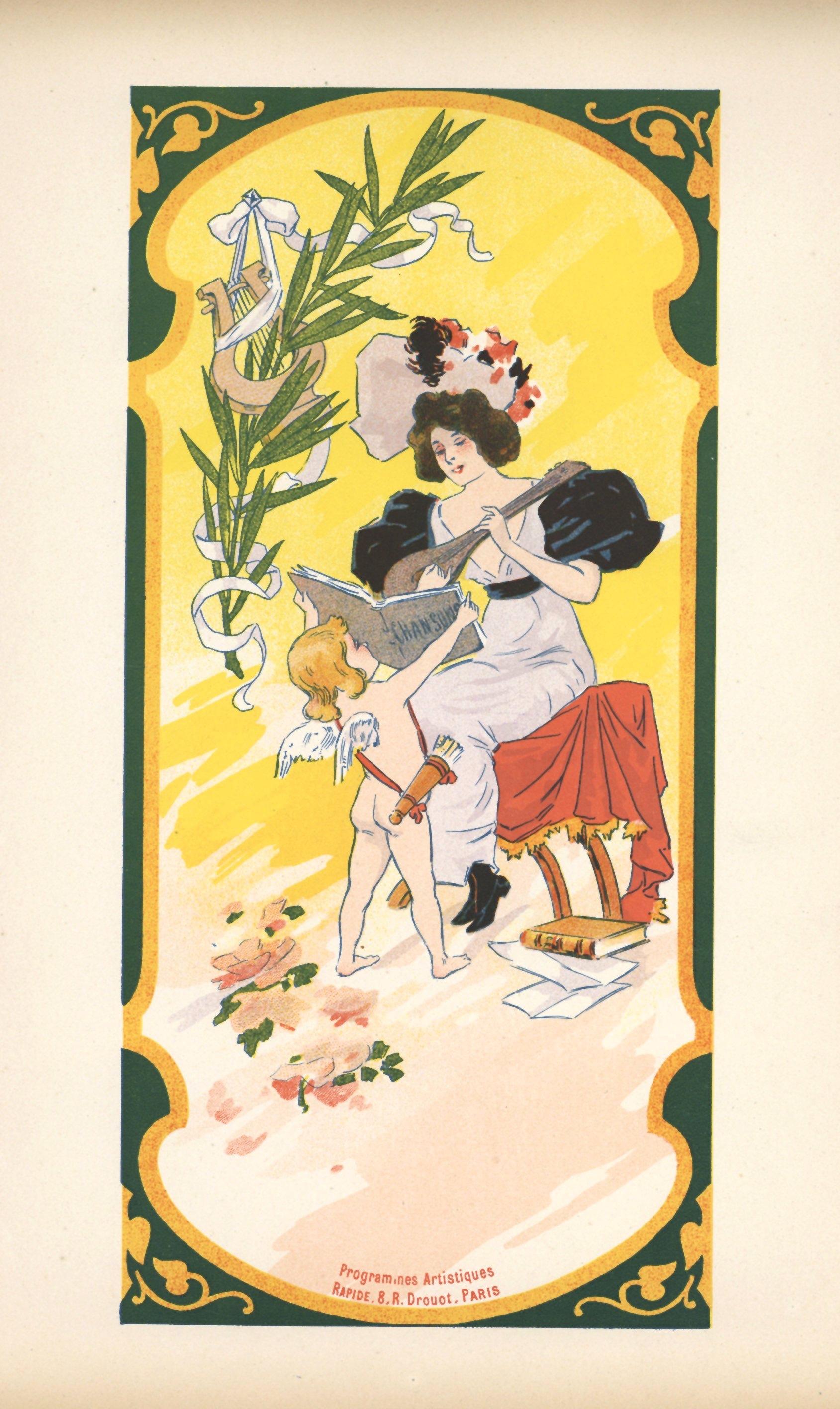 "Scala", französisches lithografiertes Plakat, gedruckt 1897 – Print von Unknown
