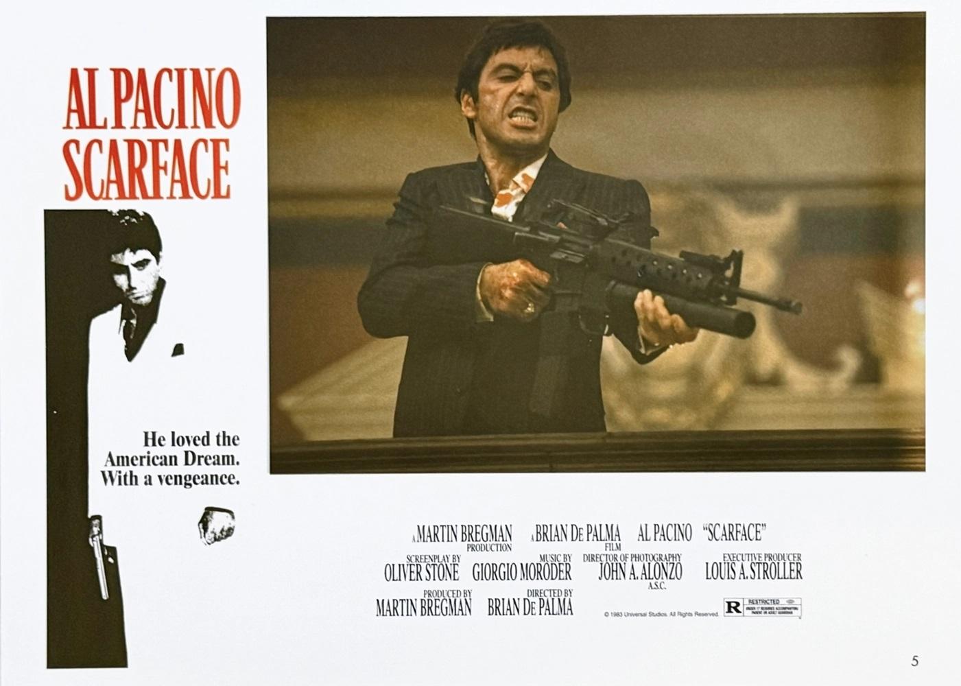 Figurative Print Unknown - « Scarface » (1983) – Affiche de cinéma vintage originale, non encadrée